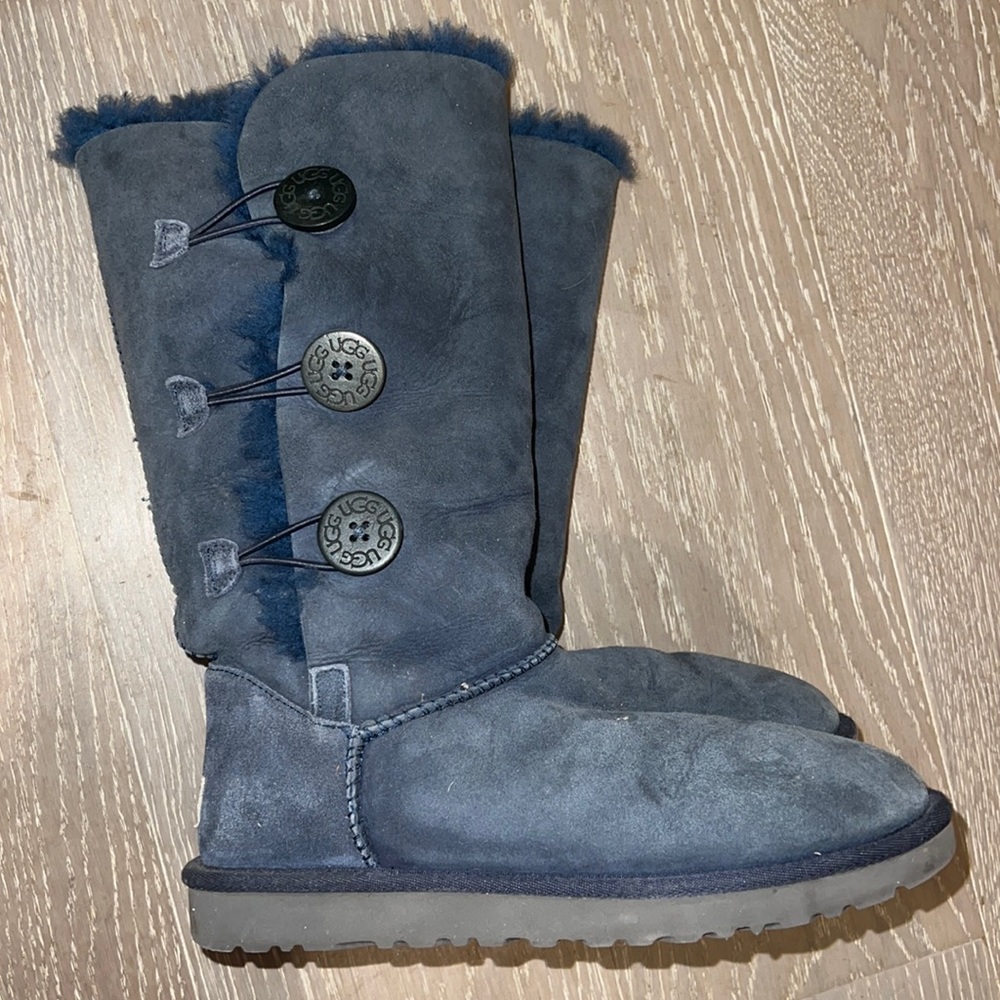 UGG - Navy Blue Bailey Triple Button